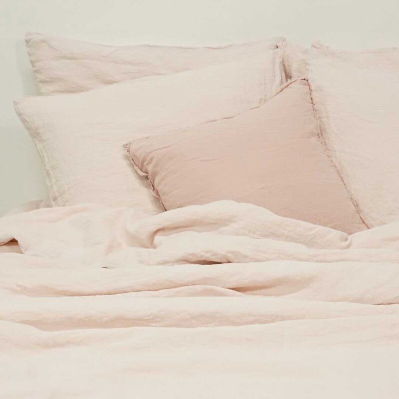 light pink duvet cover